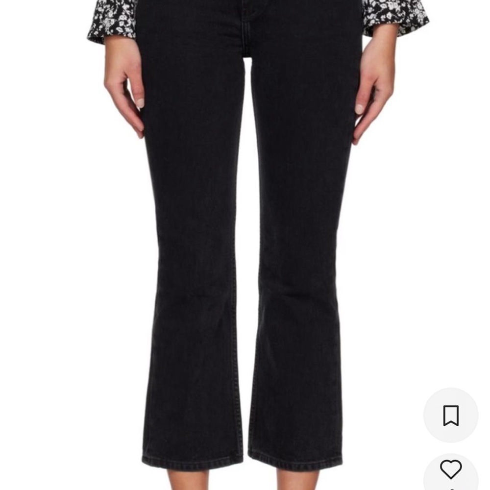 Ganni Black Cropped Pants